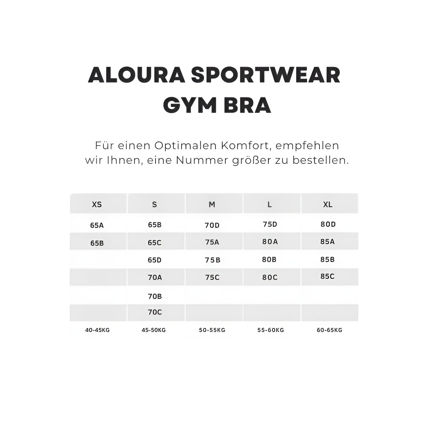 Aloura - Women Gym Bra (Baby Blau)