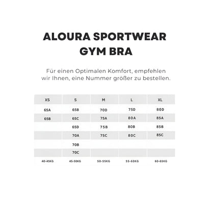 Aloura - Women Gym Bra (Baby Blau)
