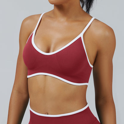 Aloura - Women Gym Bra (Kirsch Rot)