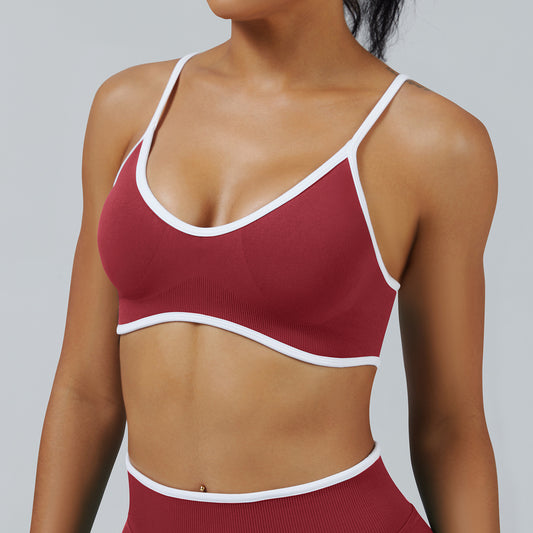 Aloura - Women Gym Bra (Kirsch Rot)