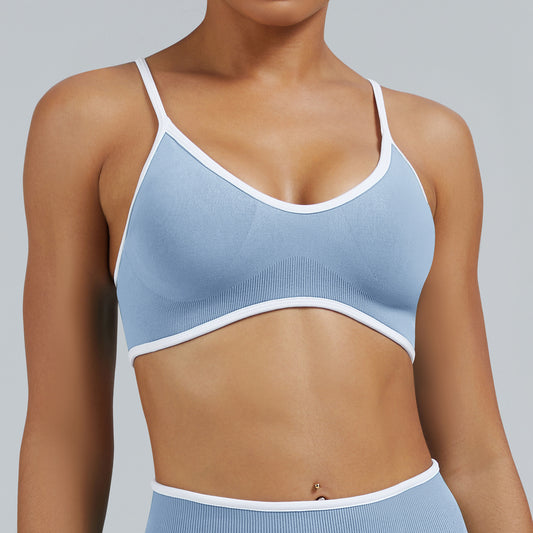 Aloura - Women Gym Bra (Baby Blau)