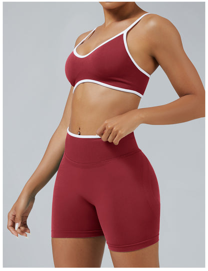 Aloura - Women Gym Bra (Kirsch Rot)