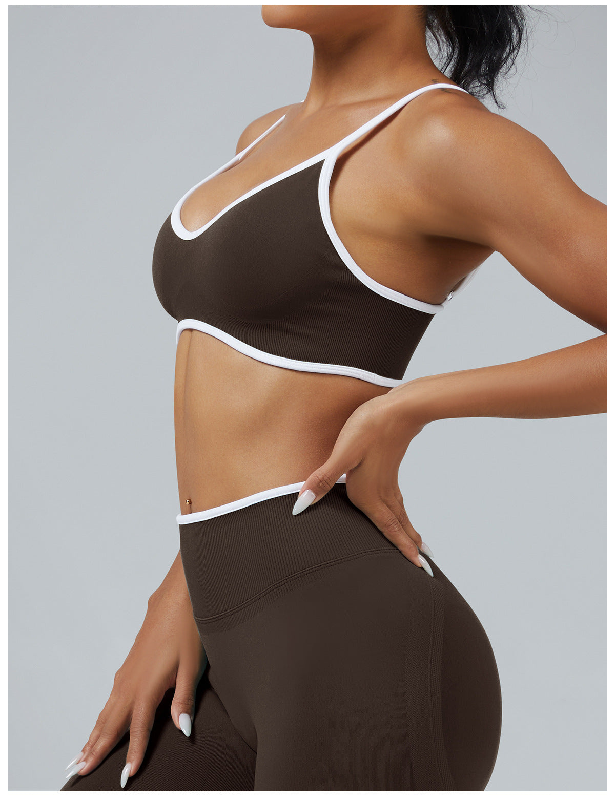 Aloura - Women Gym Bra (Braun)