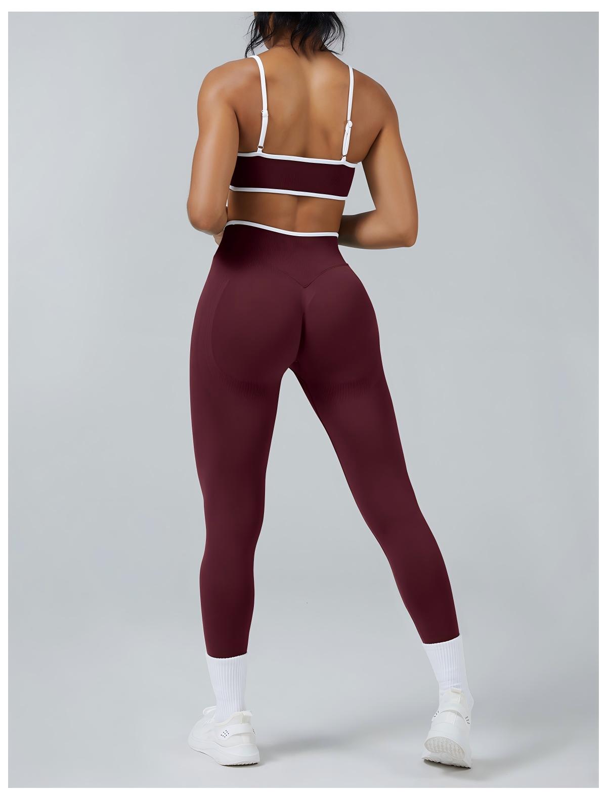 Aloura - Women Gym Bra (Weinrot)