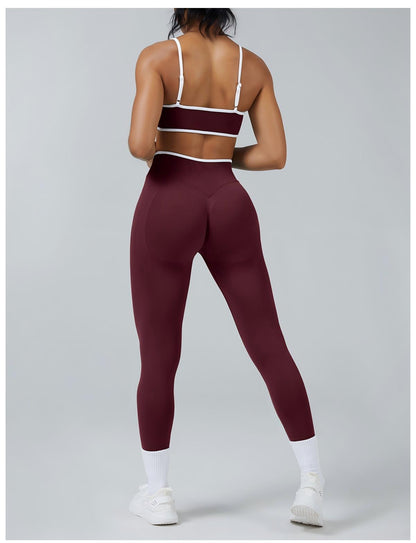 Aloura - Women Gym Bra (Weinrot)